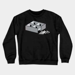 Minimalist Office Space Crewneck Sweatshirt